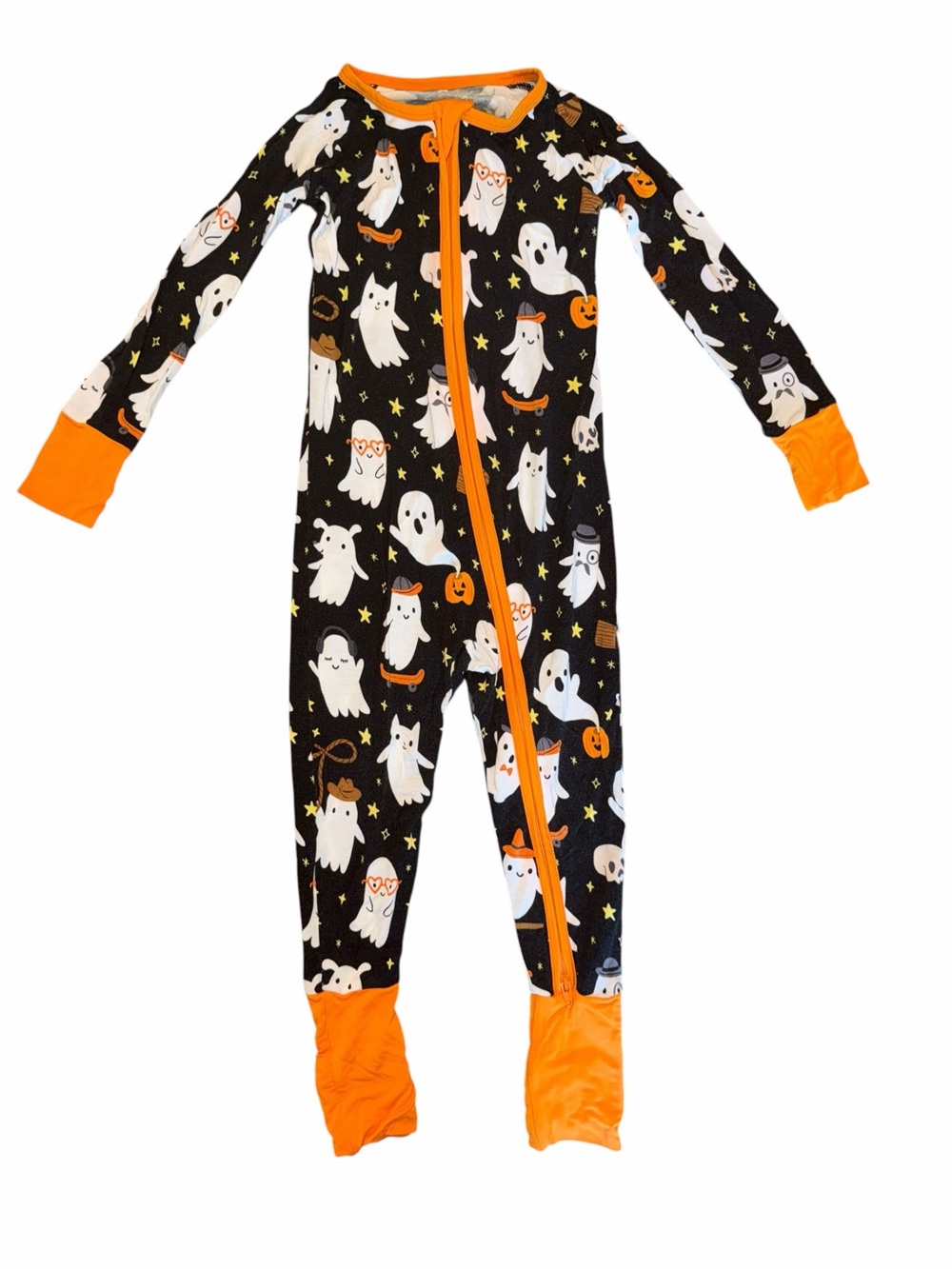 Little Sleepies Halloween Ghost Zippy Sleeper, Size 18-24 months